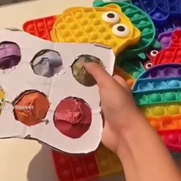 Satisfying And Relaxing 😍 | DIY Pop It | Fidget Toys Trading Part 254 #Shorts