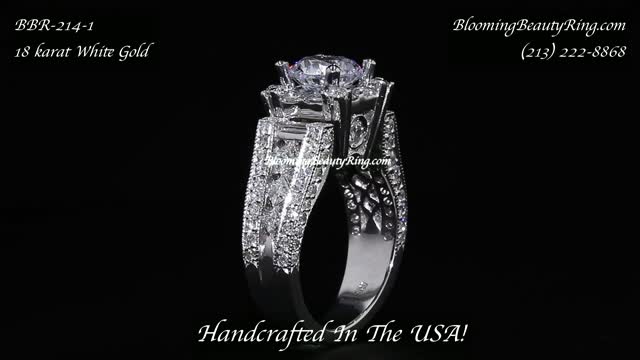 The Royal Throne Diamond Engagement Ring BBR 214-1