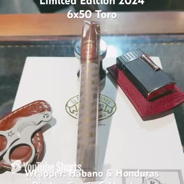 El Rey Del Mundo King of the World Limited Edition 2024 6x50 Toro #Short #Shorts #CigarOfTheDay