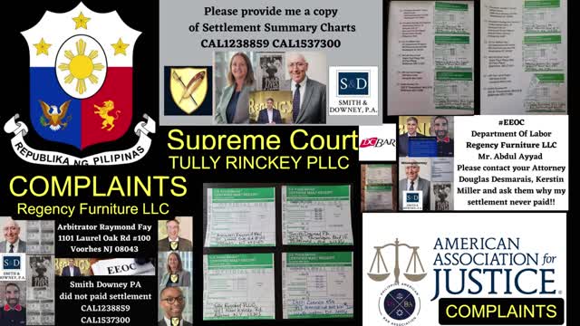 Supreme Court Complaints - Cheri L. Cannon Esq - AVVO - Law360 - Martindale - Tully Rinckey PLC - Complaints #RaffyTulfoInAction #BetterBusinessBureau #FoxBaltimore #SMNINews #DailyTribune #OneNewsPage #FoxBusiness #MatthewBTullyEsq #GregTRinckeyEsq