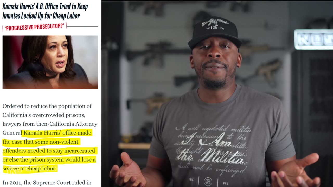 Kamala Harris Says Freedom Means Banning AR-15s (Colion Noir Repost)