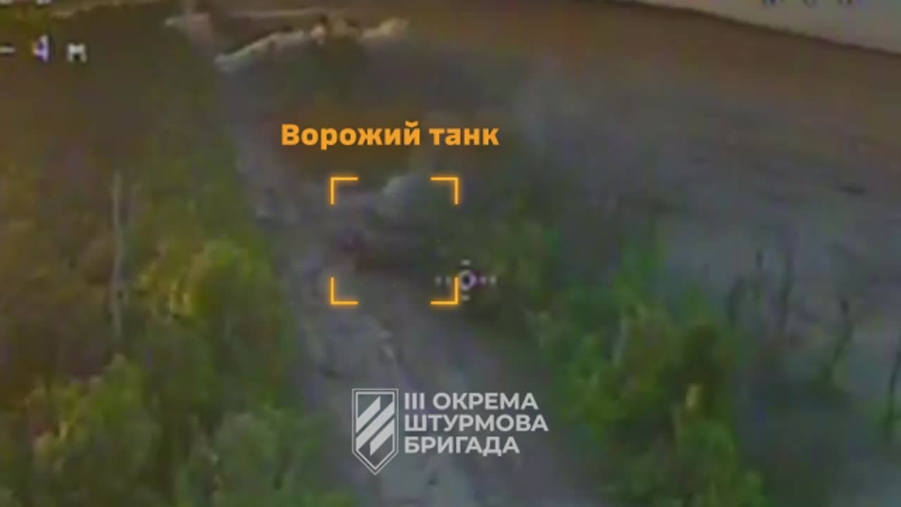 Russian Armored Column is Shredded by Ukrainian Drone Strikes