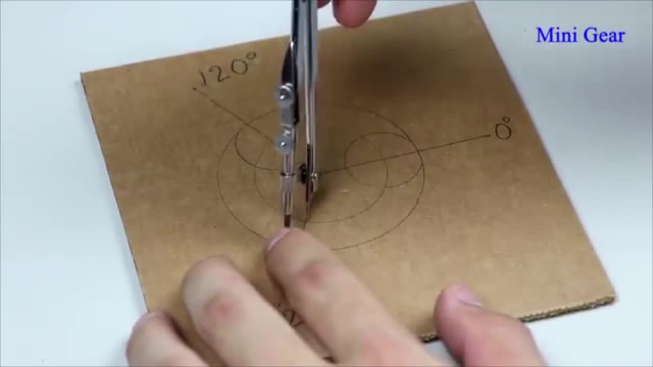 Use Compasses To Draw Three Small Circles