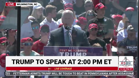 FULL SPEECH: Dan Bishop at a Trump Rally in Wilmington, NC on Jobs, Inflation, and Economy - 9/21/24