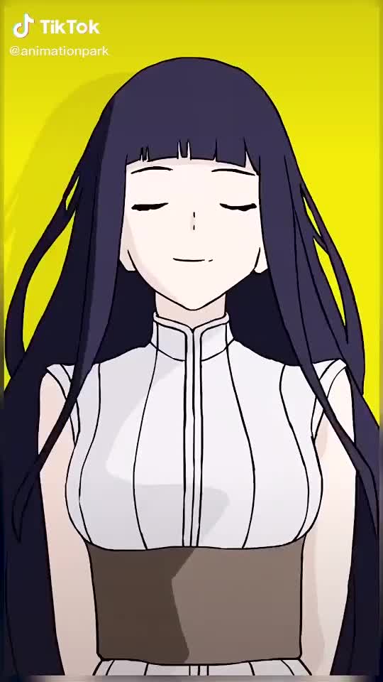 Dancing hinata - anime girl meme - #shorts