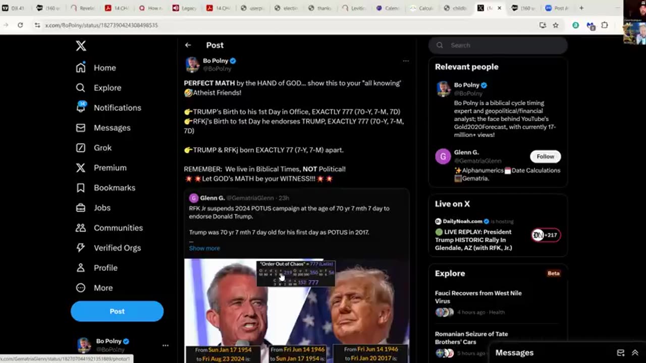Bo Polny- RFK Endorses Trump On 777? Is This Biblical?