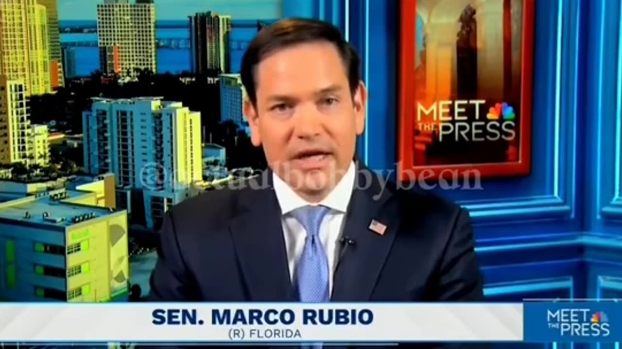 SEN. MARCO RUBIO, ABSOLUTELY DESTROYS NBC'S KRISTEN WELKER ON 'MEET THE PRESS' .