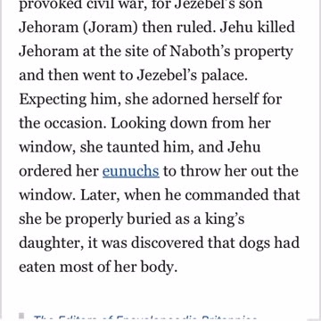 Death to the jezebels