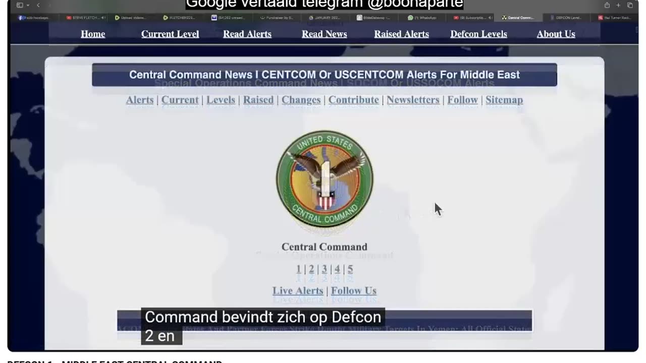 DEFCON 1 - MIDDLE EAST CENTRAL COMMAND