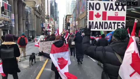 Toronto Freedom Protest | The Line Canada, March 12, 2022