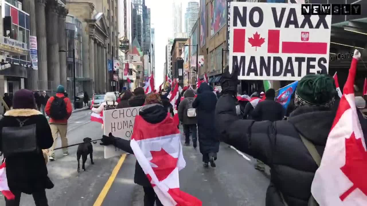 Toronto Freedom Protest | The Line Canada, March 12, 2022