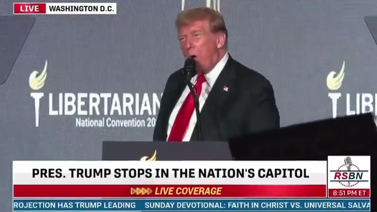 Trump told the Libertarian party to nominate him as their candidate