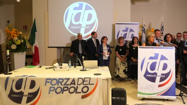 Congresso di Forza del popolo a Milano