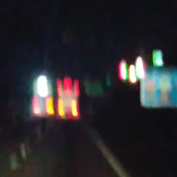 Lights from the semi