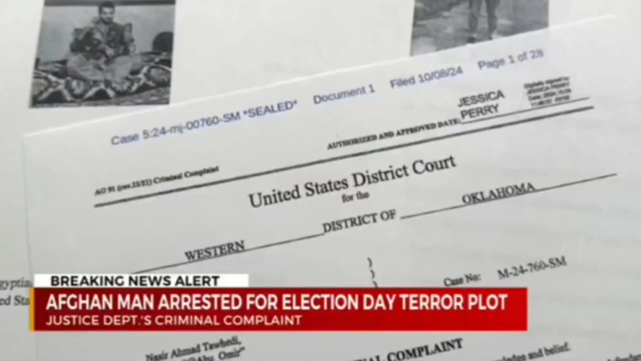 FBI arrest Afghanistan man who was plotting to Kill Americans on Election day