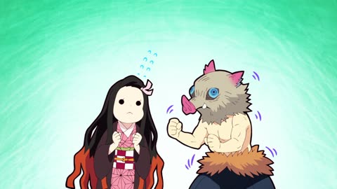 Nezuko takes revenge from Inoske #demonslayer #anime