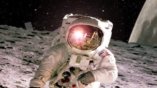American space man on top