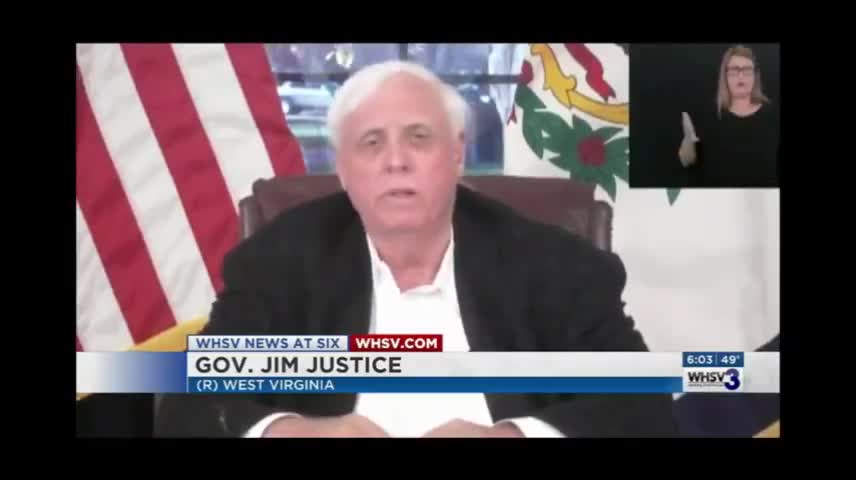 Double-Jabbed Are in Deep Trouble - Gov. Jim Justice