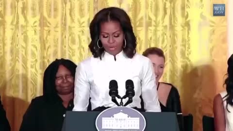 Big Mike gives speech at white house