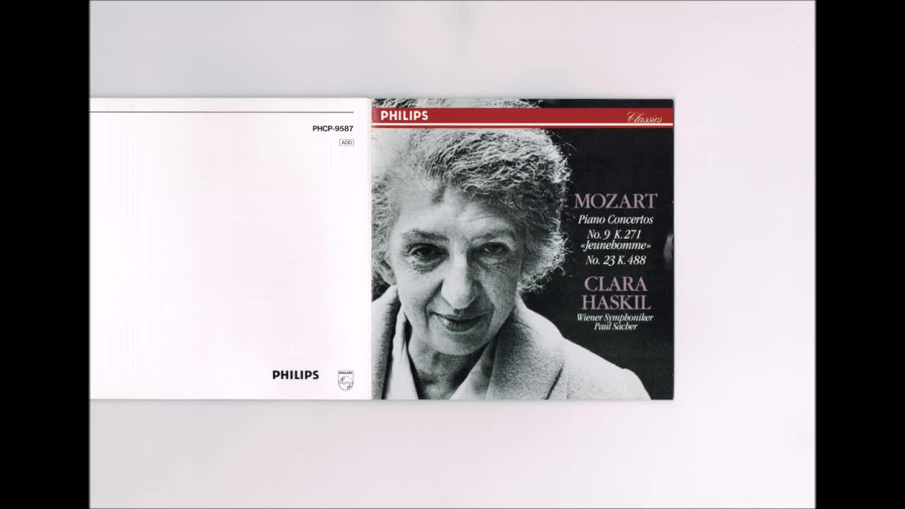 Mozart - Piano Concerto No.23 Haskil Sacher Wiener