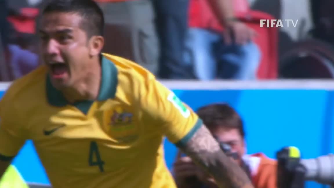 Look what Tim Cahill does with the ball