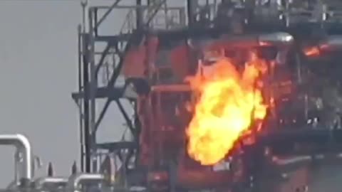 🔥💥 In Lyubertsy, Moscow region, our drones hit an oil refinery! P2