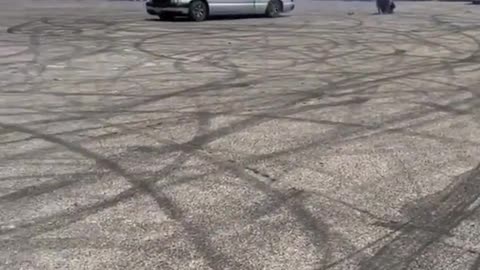 Now he drifts by car