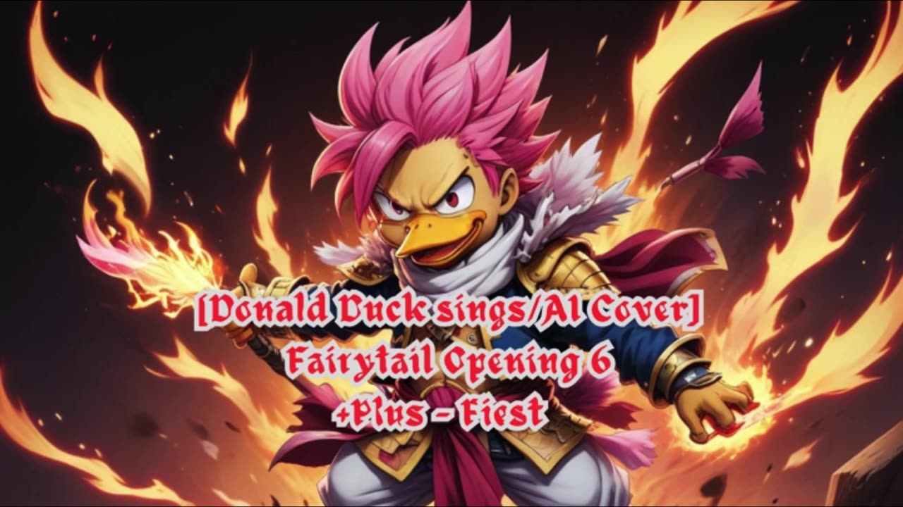 [Donald Duck sings/AI Cover] Fairy tail Opening 6 +Plus - "Fiesta"