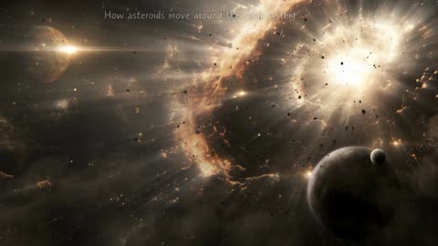 How asteroids move around the solar system!