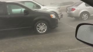 Caught in a Car During a Massive Storm