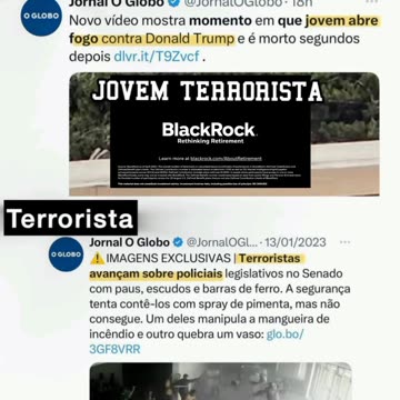 JOVEM TERRORISTA DA BLACKROCK. GLOBO LIXO 😁💨🇨🇳