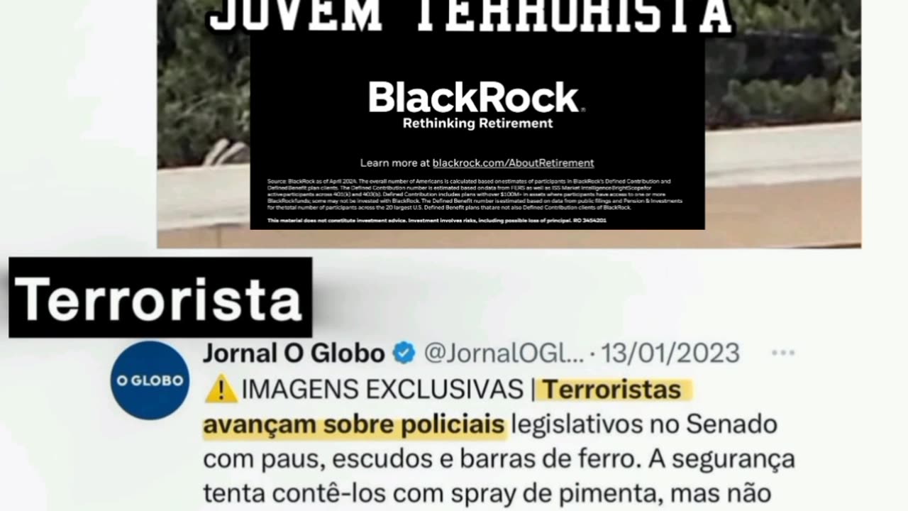 JOVEM TERRORISTA DA BLACKROCK. GLOBO LIXO 😁💨🇨🇳