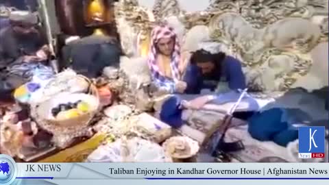 Taliban enjoying in kandhar governor house | afghanistan news | JK News