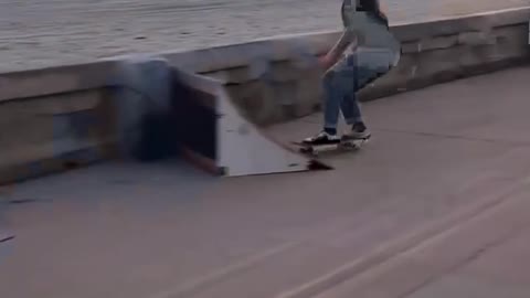 very skilled skateboarder