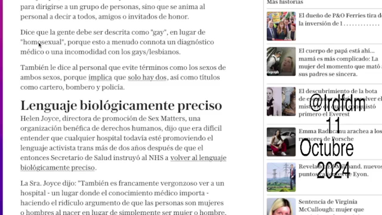 Respuesta a los rumores sobre el huracán/ derecho internacional humanitario 11.10.2024