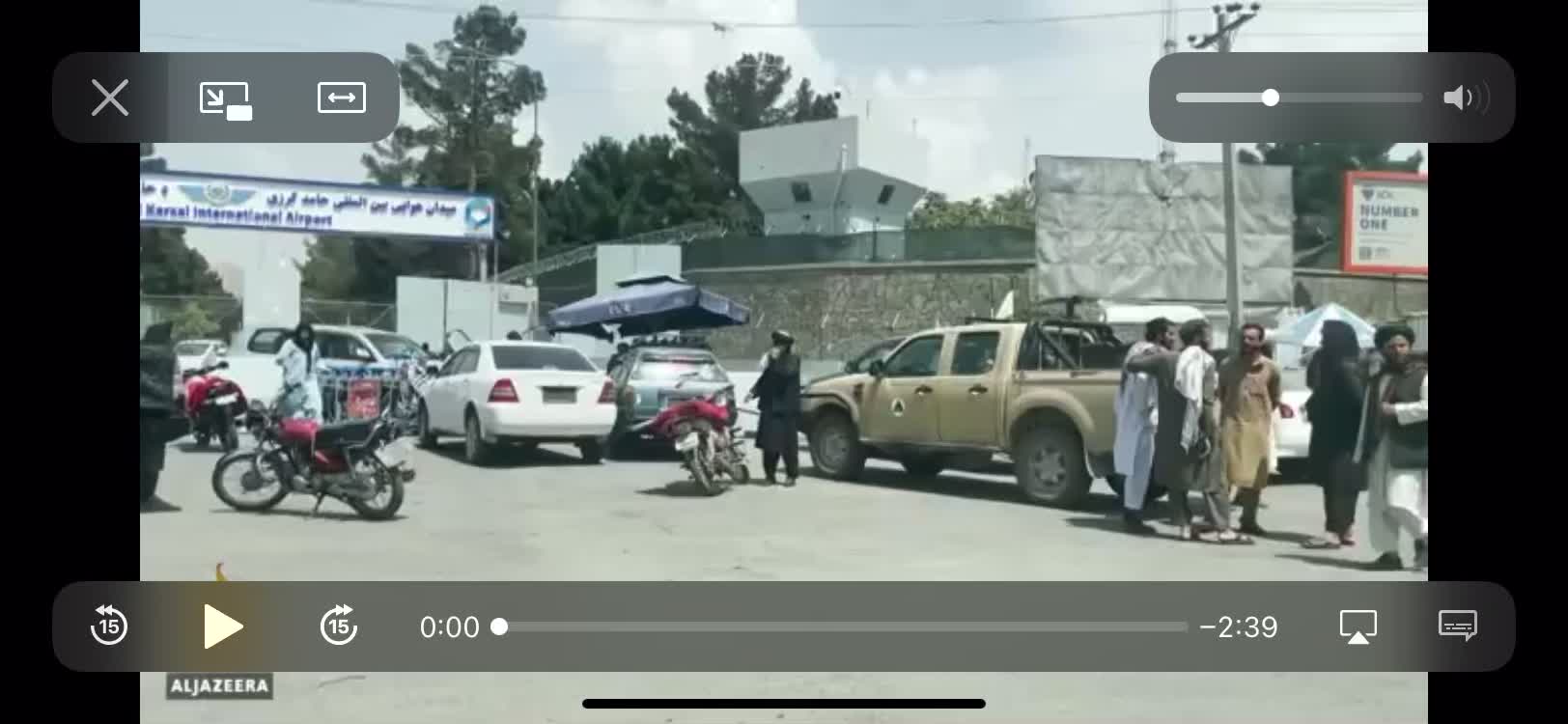 Current situation in Afganistán