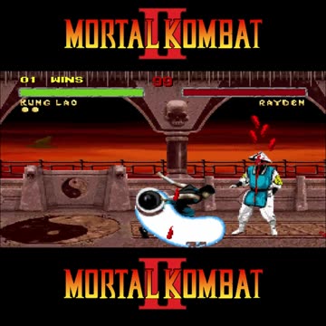 Mortal Kombat II: Kung Lao Repeatable Fatality #SuperNintendo #MortalKombat2 #KungLao #Fatality
