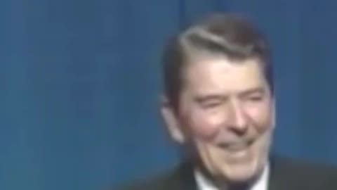 Old footage of Ronald Reagan Joking about the Soviet Union