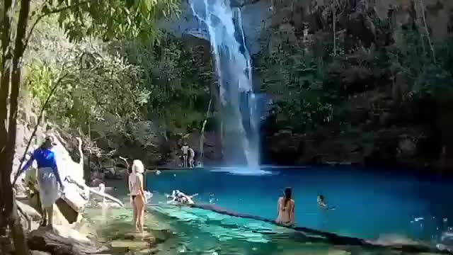 Beautiful hidden paradise in brazil