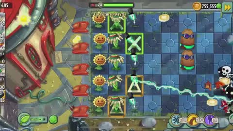 Plants vs Zombies 2 Far Future - Day 2