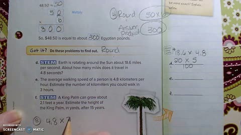 Gr 6 - Ch 3 - Lesson 2 - Estimate Products