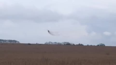 Ukrainian Su24? Fighter-Bomber Flying Meters from the Ground