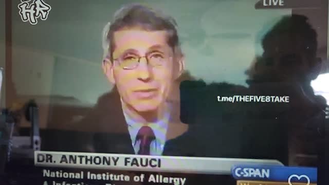Anthony Foucci telling us the truth