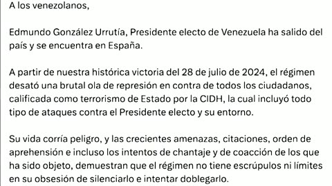 Venezuela opposition leader Gonzalez in Spain seeking asylum | REUTERS