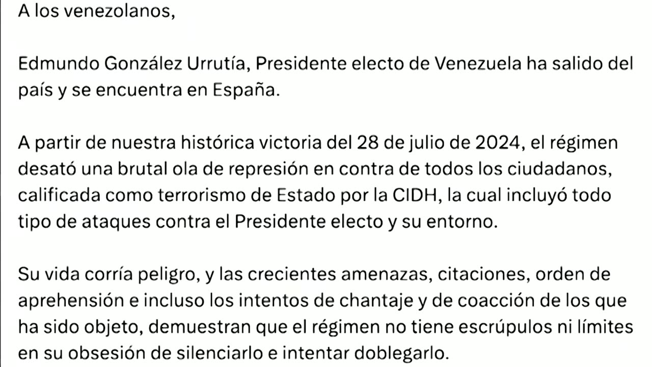 Venezuela opposition leader Gonzalez in Spain seeking asylum | REUTERS