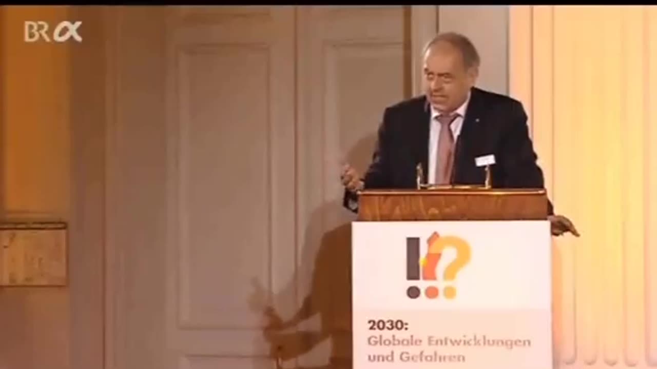 Franz Josef Radermacher (Club of Rome) Ziel: 90-95% der Bevölkerung so zu verarmen