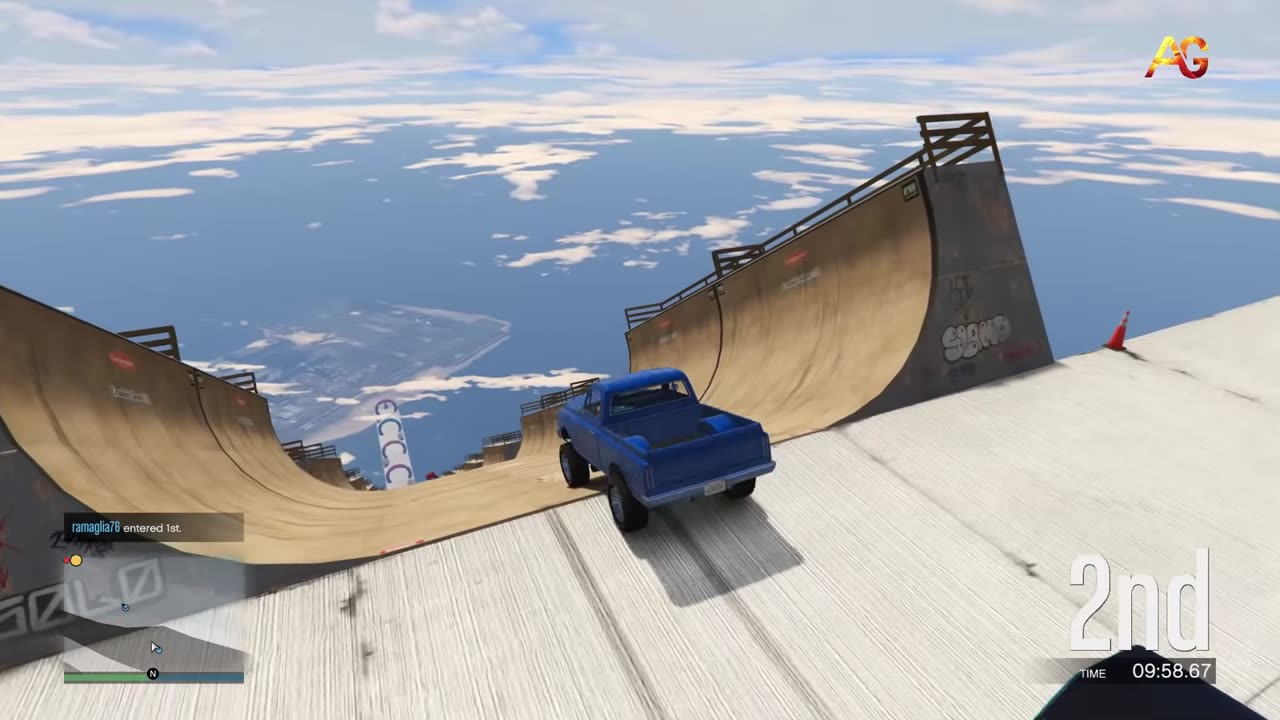 Halfpipe Destroyer Mega Ramp - GTA 5 Online