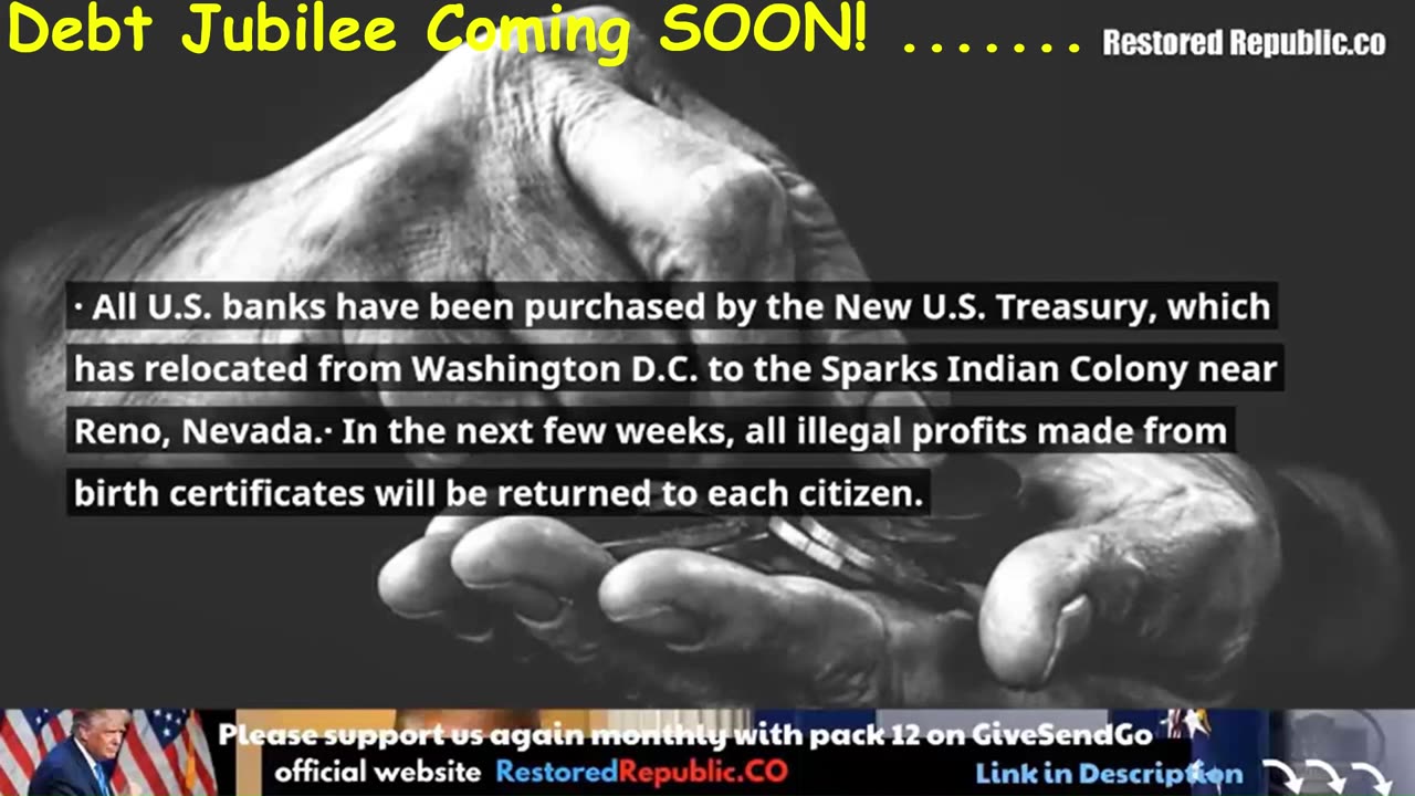 Debt Jubilee Coming SOON! .......