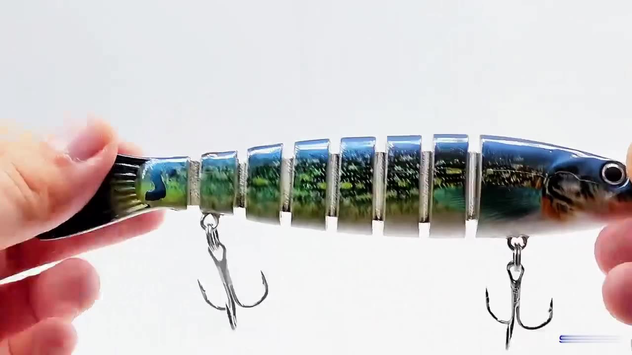 8-Segments Sinking Wobblers Fishing Lures Hard Artificial Baits