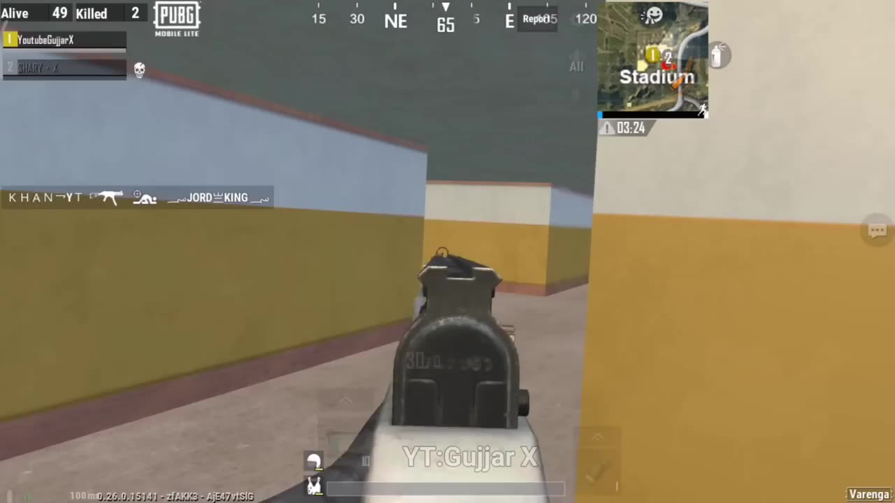 1v4 clutch in Pubg Mobile Lite